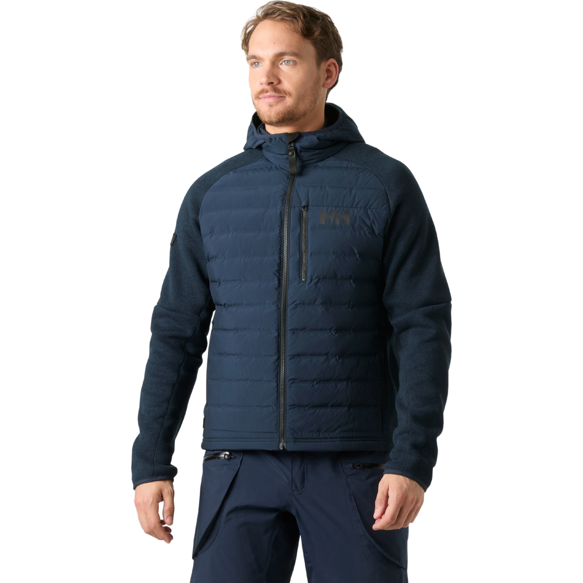 2026 Helly Hansen Mens Skagen Hybrid Knit Insulator Jacket 34593 - Navy